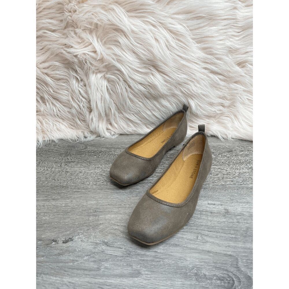 Sun + Stone Women's Avvery Ballet Flats - Taupe 6M